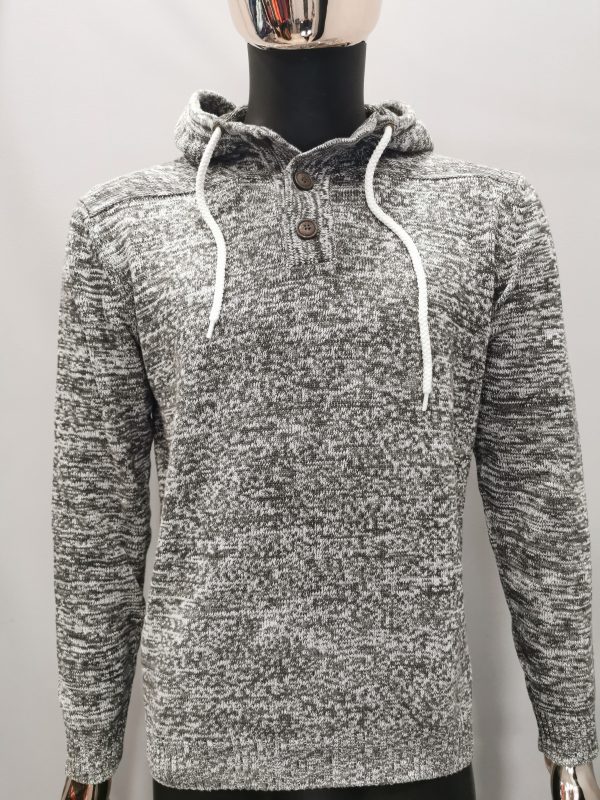 Maglia con cappuccio twisted