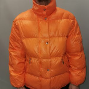 Piumino Bomber corto tgM arancio