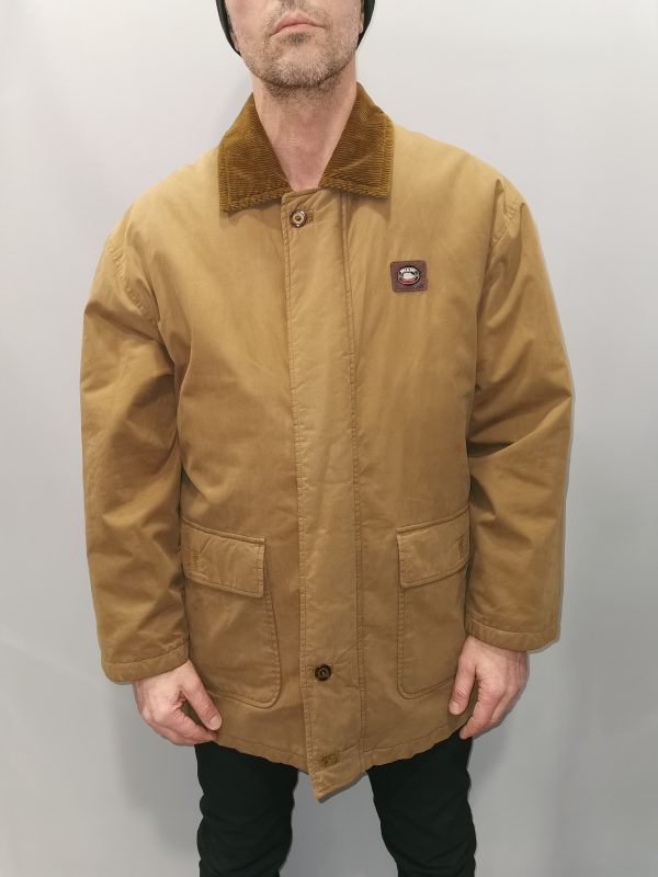 Giubbotto lungo tgM collo in velluto