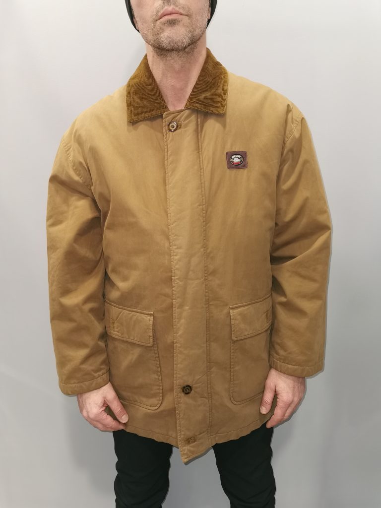 Giubbotto lungo tgM collo in velluto