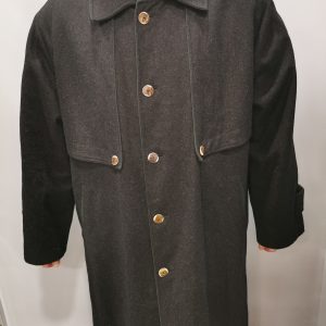 Cappotto 54\56 grigio con rifiniture verdi