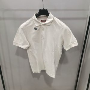Polo Vintage Kappa tgS bianco