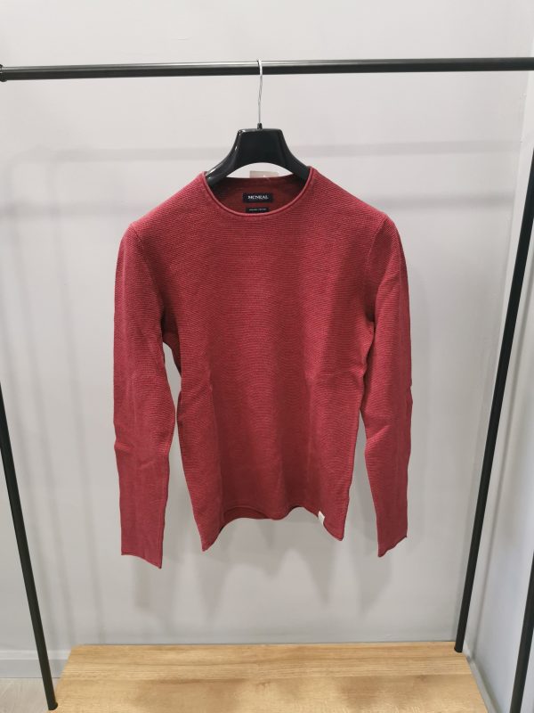 Maglia girocollo rigata tgM bordeaux Stone wash