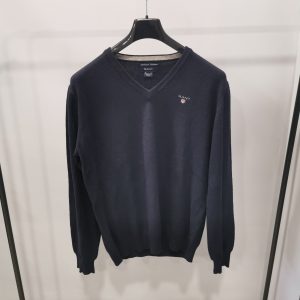 Maglia collo a V uomo tgL blu