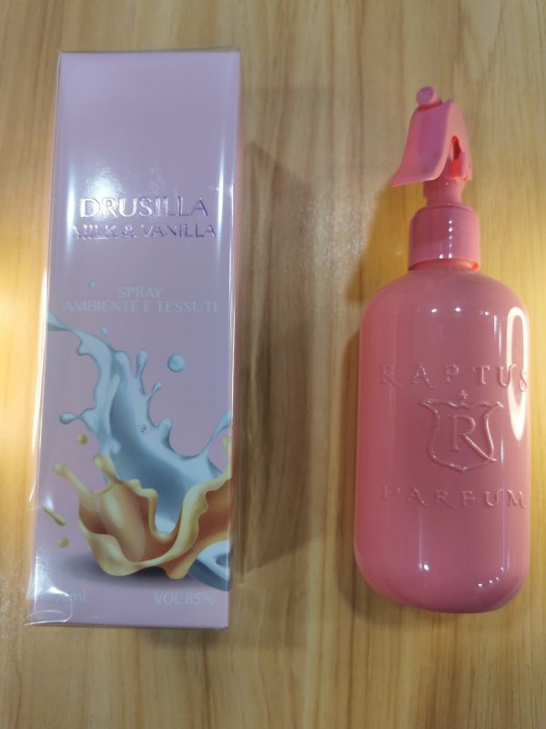 Drusilla Milk e Vanilla profumo per ambiente e tessuti Fragranza Bianco Latte Giardini Toscani 300ml