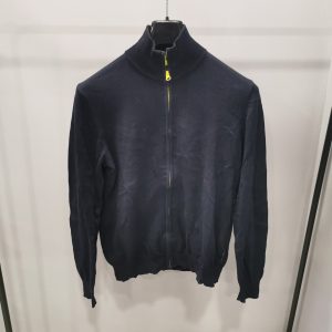 Maglia Cardigan lupetto con zip tgS blu